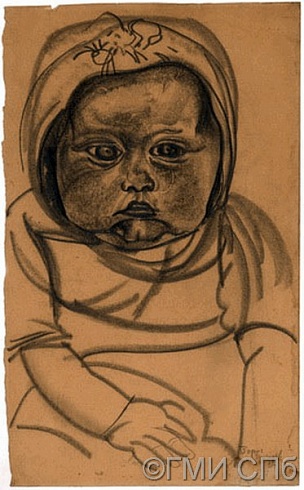 Григорьев Б. Д.     Портрет ребенка. 1907 