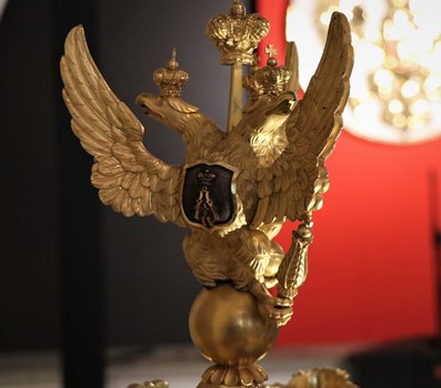Double-headed eagle. Symbol of Russian statehood