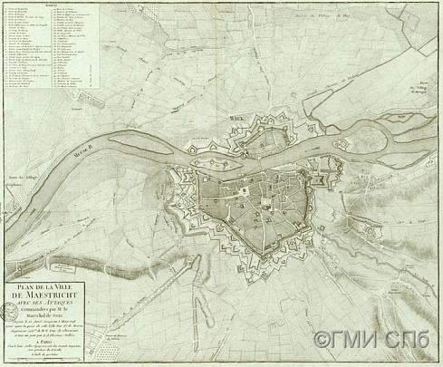 Желло И. А. Т.       План города Маастрихт. 1781