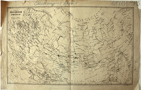 Карта Российской Империи. 1903-1914