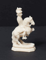 Фигурка шахматная конь "белая партия". II половина ХIХ века