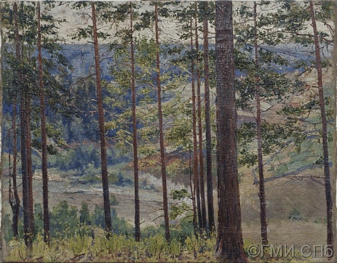 Лепилов, К. М.        Сквозь чащу деревьев. 1911