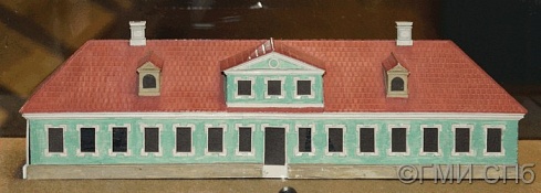 Макет  «Образцовый  дом  для  «зажиточных»  1714 года»