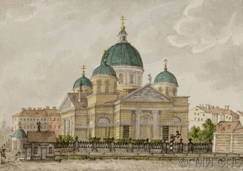 Фосс А.         Знаменская  церковь на Невском проспекте. 1846