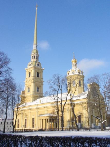 Sightseeing tour of the Peter and Paul Fortress including a visit to the Peter and Paul Cathedral, the Grand Duke's Tomb and the prison of the Trubetskoy Bastion.