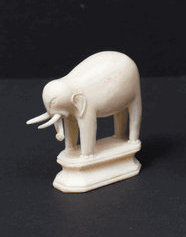 Фигурка шахматная слон "белая партия". II половина ХIХ века