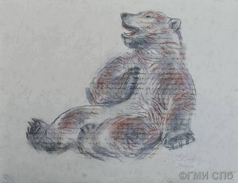 Рисунок. Медведь. 2015