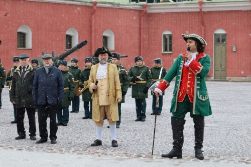 В Петропавловской крепости отметили 350 лет со дня рождения Александра Даниловича Меншикова