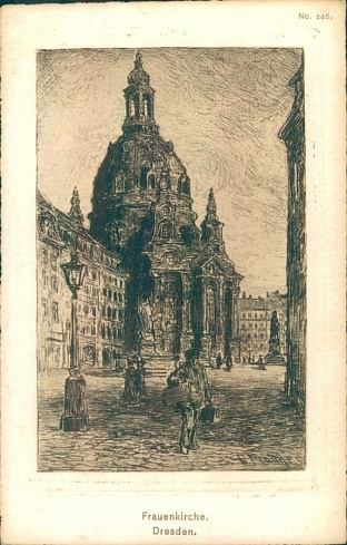 Дрезден. Церковь Богородицы. После 1905