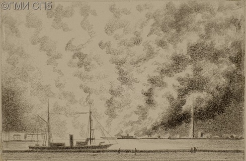 Никольский А.С.      Пожар Американских гор. 1942