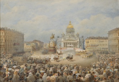 St Petersburg artist Vasily Sadovnikov (1800 - 1879)
