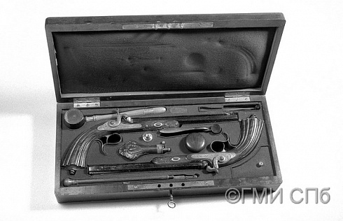 Набор дуэльных пистолетов.  1840-1850-е годы