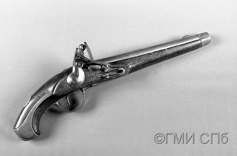 Пистолет кремнёвый кавалерийский  образца 1809 года.  1813