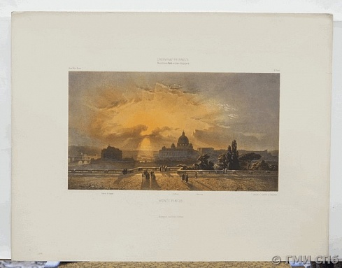 К.А.ЛИНДЕМАНН-ФРОММЕЛЬ. РИМ. ХОЛМ ПИНЧО. 1851 – 1856 