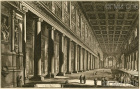 Пиранези Д.Б. Внутренний вид базилики Санта Мария Маджоре в Риме.  1768г. 