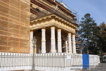 Реставрация фасадов Петропавловского собора