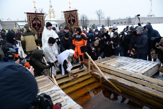 Праздник Крещения Господня в Петропавловской крепости
