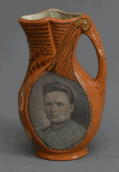 Jug with a portrait of S. M. Kirov.  1934-1940s