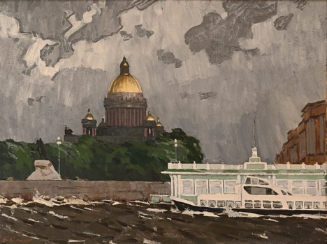 Leningrad landscape. Paintings of the 1950 -1980 s