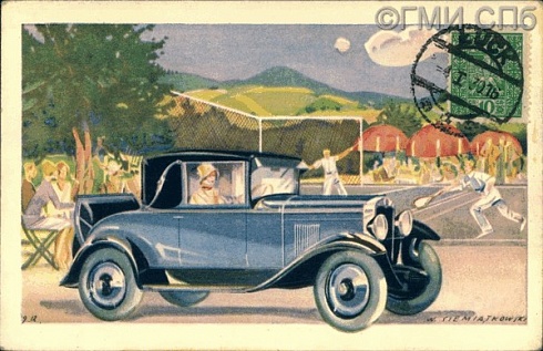 Chevrolet 6-cio cylindrowy ''Cabriolet'' ma zamykane tylne siedzenie, mieszczac wygodnie dwoch pasazerow. (Фирма Шевроле представляет автомобиль марки "Кабриолет", вмещающий двух пассажиров). Конец 1920-х - начало 1930-х годов