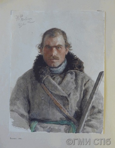 И.Е.Репин. Белорус. 1896
