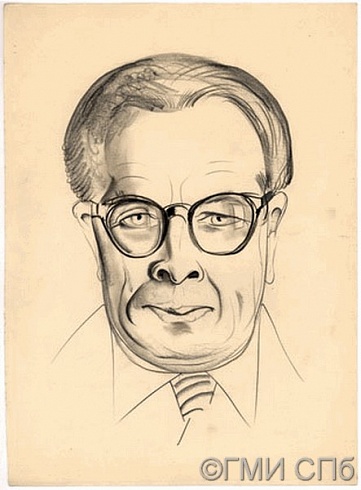 Акимов Н. П.    Портрет В. Н. Орлова. 1957 