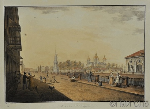 Беггров  К.П.    Никольский собор.       1823