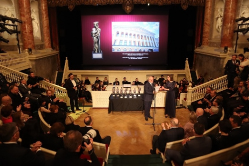 Реставрация парадного фасада особняка Румянцева отмечена дипломом Международной архитектурно-дизайнерской премии премии "Золотой Трезини"