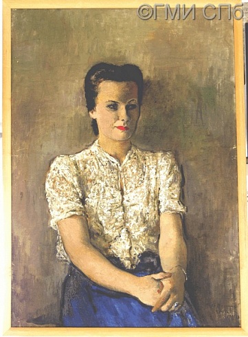 ВИЛЬЯМС П. В.   Портрет  Е.В. Юнгер. 1943