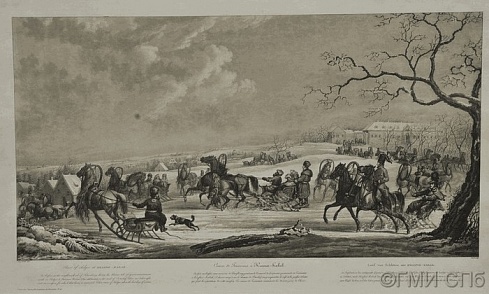 Жазе  Ж-П-М.    Поездка в Красный кабачок на санях. После 1814
