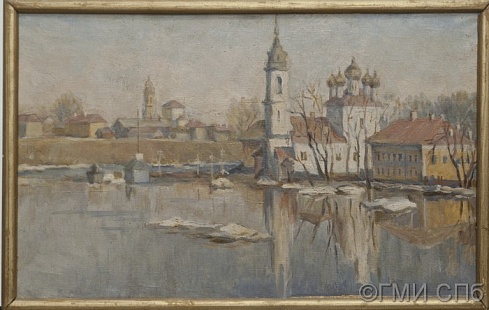 Железняк (Железняк-Белецкая), Н. В.       Вологодское половодье.  1965