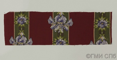 Образец обивочной хлопчатобумажной ткани. Начало ХХ века