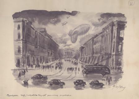 Siege Diary by Yakov Rubanchik “Drawing the Siege”. 1941-1944
