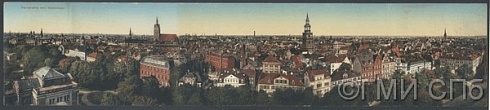 Panorama von Hannover. (Панорама Ганновера). 1908