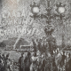 А. Л. Каплан. Салют. Кировский мост. Литография. 1949