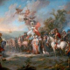 С. Торелли. Аллегория на победу Екатерины II над турками и татарами. 1772. Холст, масло. Государственная Третьяковская галерея