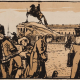 А. Н. Бенуа. Иллюстрация к поэме «Медный всадник». 1923