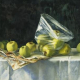 Е. Базанова. Яблоки. Бумага, акварель. 2012