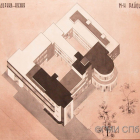Collection of the Soviet and modern architectural graphics